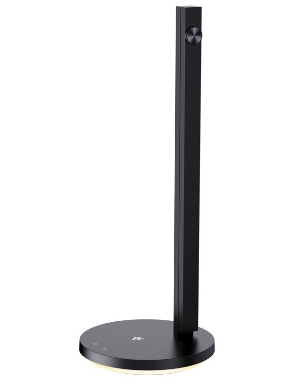 IMMAX LED stolní lampička BEAM/ Qi nabíjení/ 18W/ DC 12V/2A/ noční podsvícení/ stmívatelná/ sklápěcí rameno/ černá