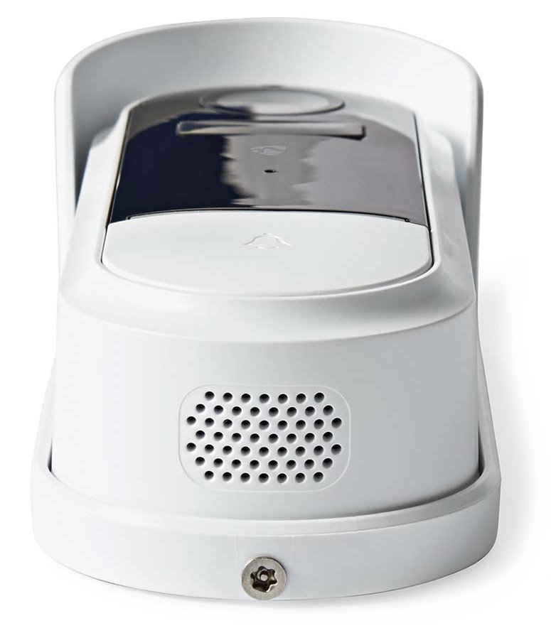 NEDIS Wi-Fi chytrý dveřní videotelefon/ 1920x1080/ 2Mpix/ IP54/ transformátor/ snímač pohybu/ noční vidění/ bílý