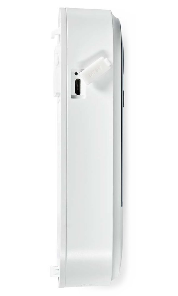 NEDIS Wi-Fi chytrý dveřní videotelefon/ 1920x1080/ 2Mpix/ IP54/ transformátor/ snímač pohybu/ noční vidění/ bílý