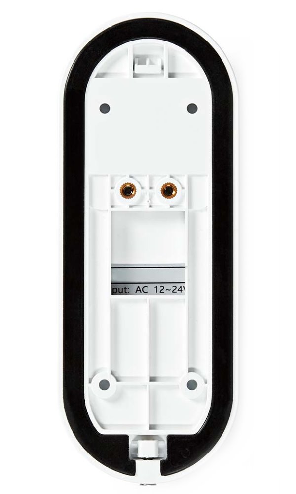 NEDIS Wi-Fi chytrý dveřní videotelefon/ 1920x1080/ 2Mpix/ IP54/ transformátor/ snímač pohybu/ noční vidění/ bílý