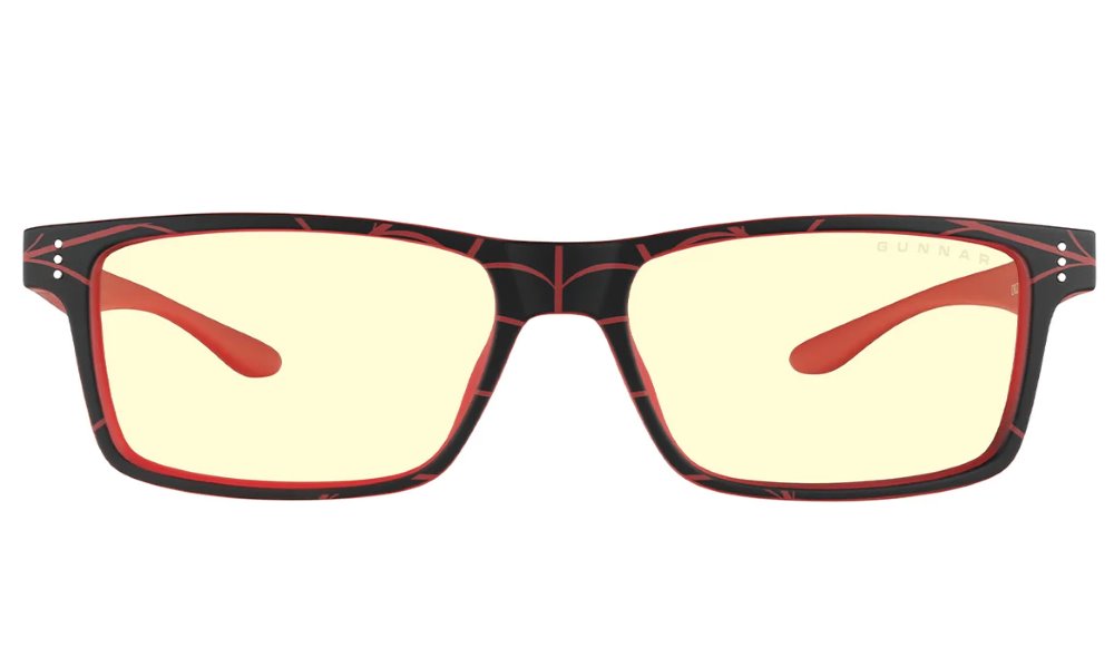 GUNNAR kancelářské/herní brýle CRUZ MARVEL SPIDER-MAN MILES MORALES EDITION * jantarová skla * BLF 65 * NATURAL focus