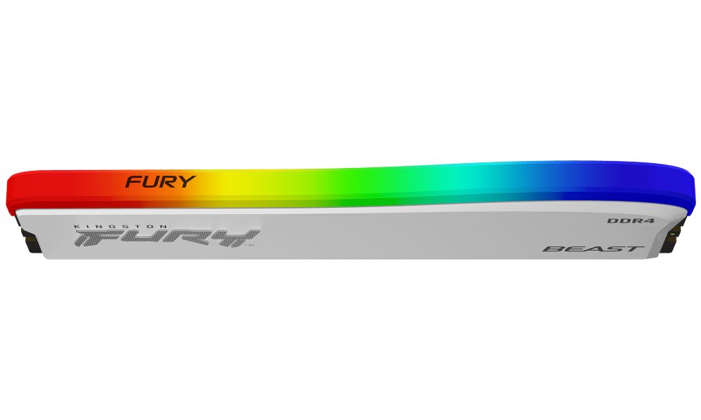 KINGSTON FURY Beast RGB 8GB DDR4 3200MT/s / CL16 / DIMM / Bílá