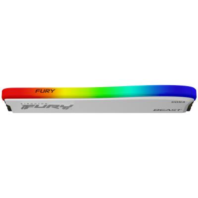 KINGSTON FURY Beast RGB 16GB DDR4 3600MT/s / CL18 / DIMM / Bílá