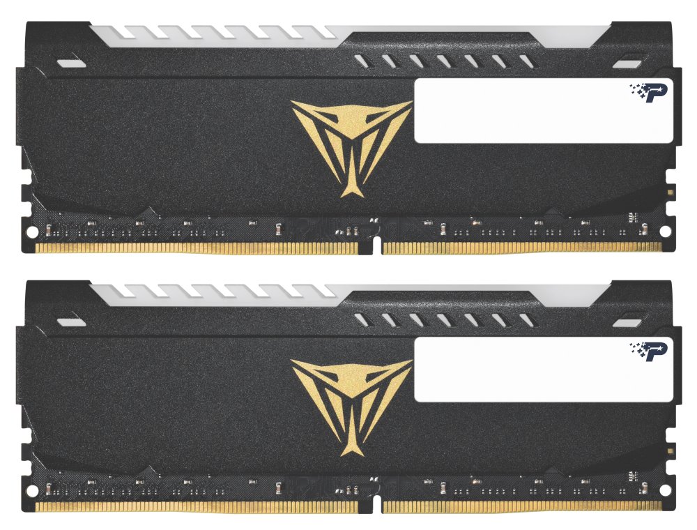 PATRIOT Viper Steel RGB 32GB DDR4 3200MHz / DIMM / CL16 / 1,35V / Heatshield / KIT 2x 16GB