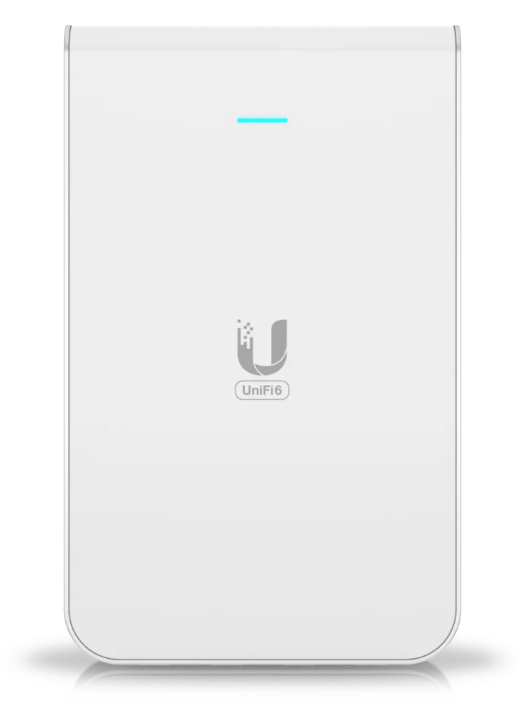 Ubiquiti UniFi 6 In-Wall - Wi-Fi 6 AP, 2.4/5GHz, až 5.3 Gbps, 5x GbE, PoE/PoE+ (bez PoE injektoru)