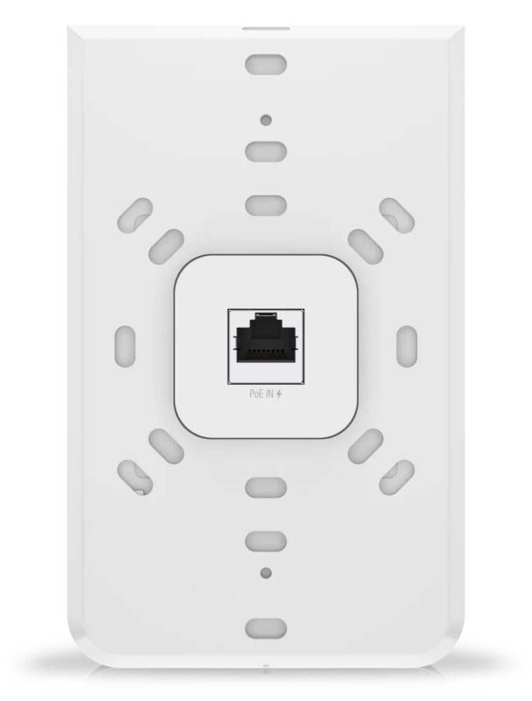 Ubiquiti UniFi 6 In-Wall - Wi-Fi 6 AP, 2.4/5GHz, až 5.3 Gbps, 5x GbE, PoE/PoE+ (bez PoE injektoru)