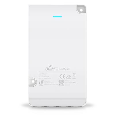 Ubiquiti UniFi 6 In-Wall - Wi-Fi 6 AP, 2.4/5GHz, až 5.3 Gbps, 5x GbE, PoE/PoE+ (bez PoE injektoru)