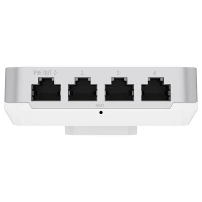 Ubiquiti UniFi 6 In-Wall - Wi-Fi 6 AP, 2.4/5GHz, až 5.3 Gbps, 5x GbE, PoE/PoE+ (bez PoE injektoru)