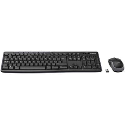 Logitech set MK270/ Bezdrátová klávesnice + myš/ 2.4GHz/ USB přijímač/ CZ/ černý