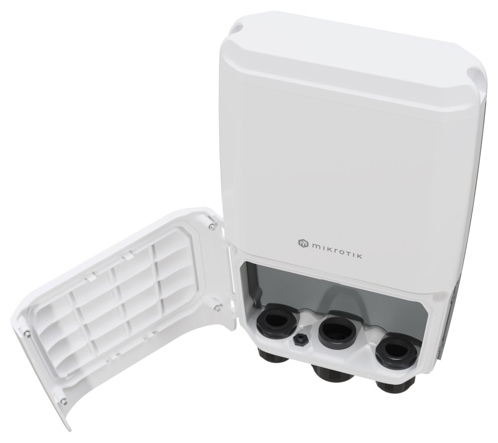 MikroTik FiberBox Plus CRS305, 4x SFP+, 1x GbE, PoE+ in 802.3af/at, IP66, L5