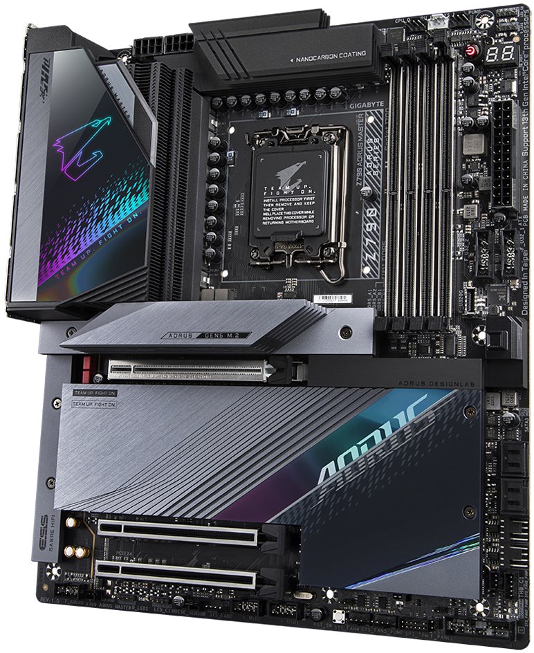 GIGABYTE Z790 AORUS MASTER / Intel Z790 / LGA1700 / 4x DDR5 / 5x M.2 / DP / 3x USB-C / WiFi / EATX