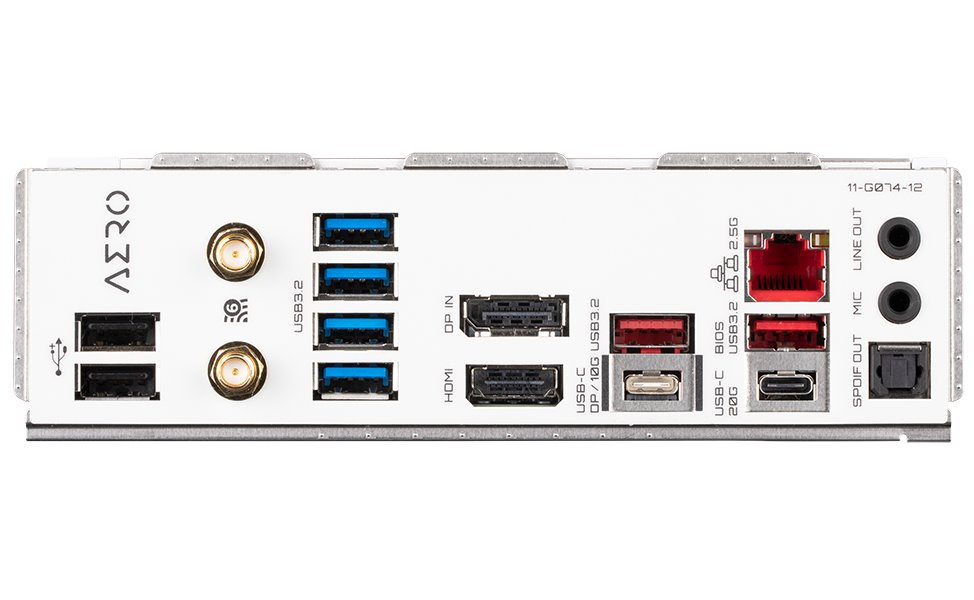 GIGABYTE Z790 AERO G / Intel Z790 / LGA1700 / 4x DDR5 / 5x M.2 / HDMI / DP / 2x USB-C / WiFi / ATX