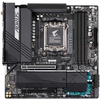 GIGABYTE B650M AORUS ELITE AX / AMD B650 / AM5 / 4x DDR5 / 2x M.2 / USB-C / HDMI / DP / WiFi / mATX