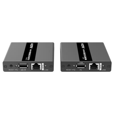PremiumCord HDMI KVM extender s USB na 60m přes jeden kabel Cat5/6, bez zpoždění
