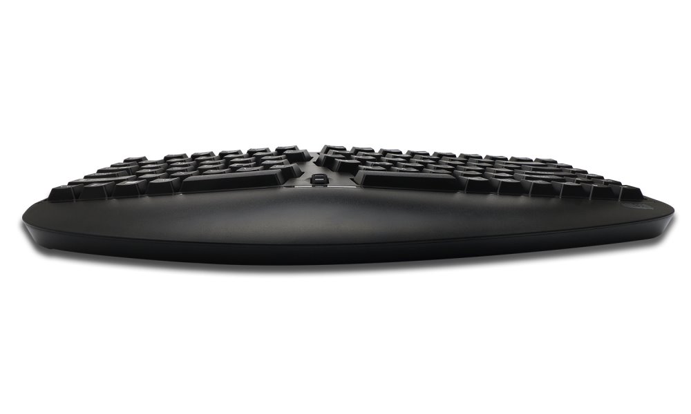 Adesso WKB-1150CB/ bezdrátový set 2,4GHz/ mini/ multimedia/ ergo/ scroll kolečko na kláv./ myš 800,1200,1600DPI /