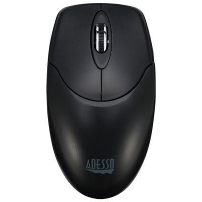 Adesso WKB-1320CB/ bezdrátový set 2,4GHz/ multimedia/ antimikrobiální/ optická myš 1200DPI/ USB/ černá/ US layout