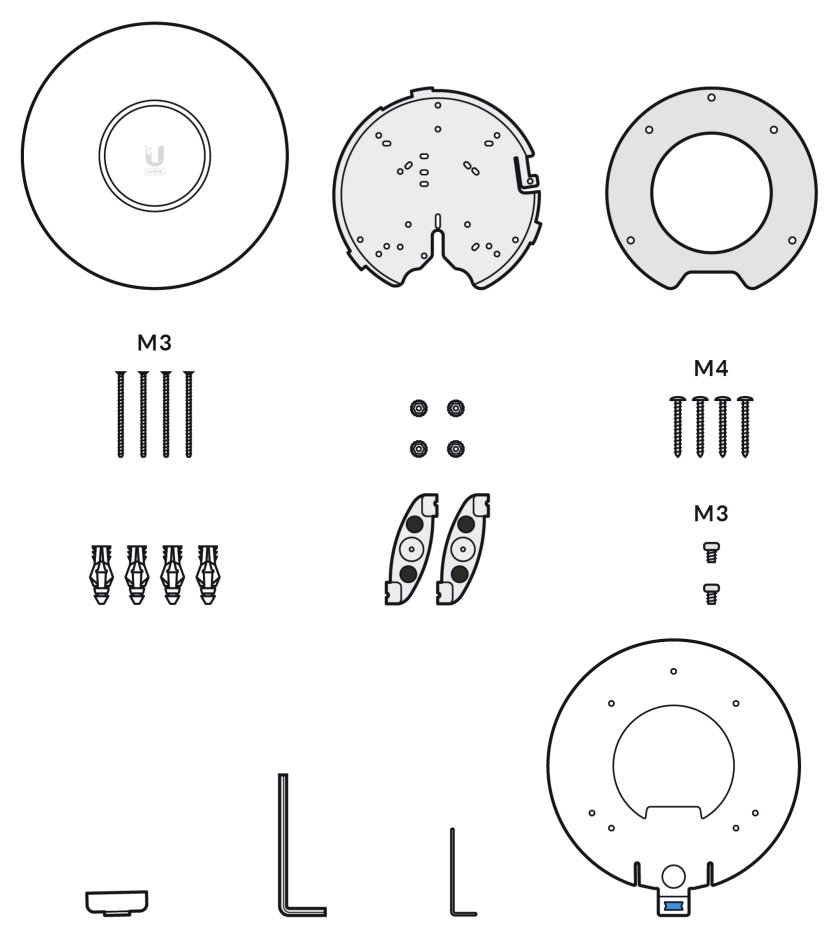 Ubiquiti UniFi 6 Enterprise - Wi-Fi 6E AP, 2.4/5/6GHz, až 10.2 Gbps, 1x 2.5GbE, PoE+ (bez PoE injektoru