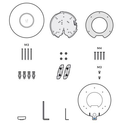 Ubiquiti UniFi 6 Enterprise - Wi-Fi 6E AP, 2.4/5/6GHz, až 10.2 Gbps, 1x 2.5GbE, PoE+ (bez PoE injektoru