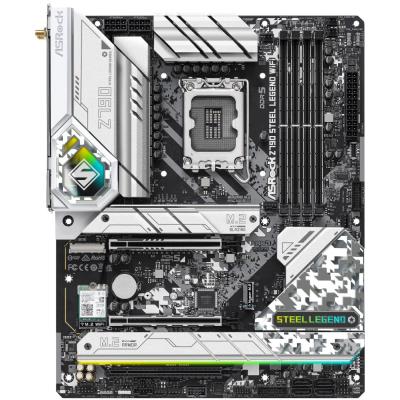 ASRock Z790 Steel Legend WiFi / Intel Z790 / LGA1700 / 4x DDR5 / 5x M.2 / HDMI / DP / USB-C / WiFi / ATX