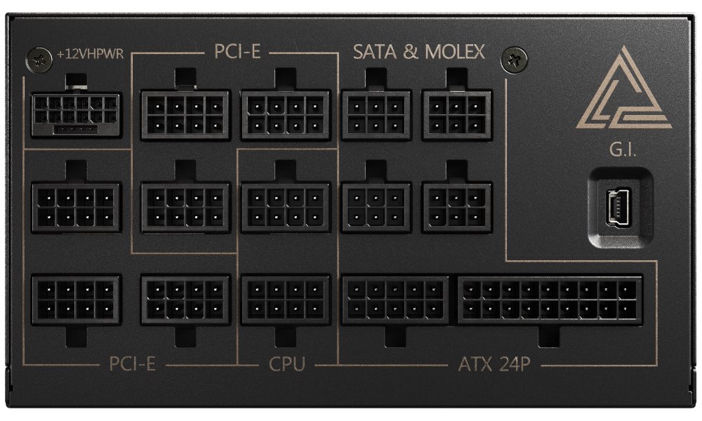 MSI zdroj MEG Ai1300P PCIE5/ 1300W/ ATX3.1/ akt. PFC/ 10 let záruka/ 120mm ventilátor/ modulární/ 80PLUS Platinum