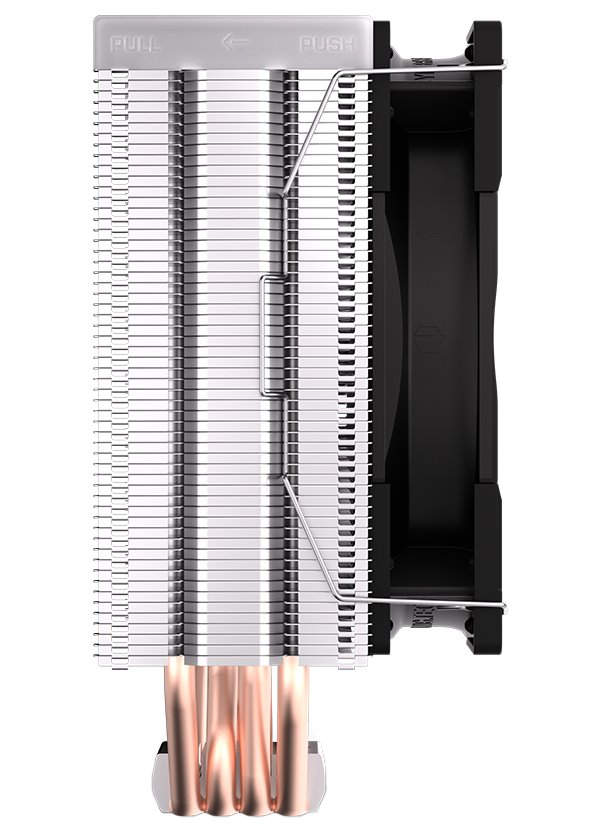 Endorfy chladič CPU Fera 5 ARGB / ultratichý/ 120mm fan/ 4 heatpipes / PWM/ ARGB / pro Intel i AMD