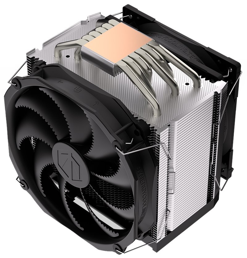 Endorfy chladič CPU Fortis 5 Dual Fan / 120mm + 140mm fan/ 6 heatpipes / PWM / pro Intel i AMD