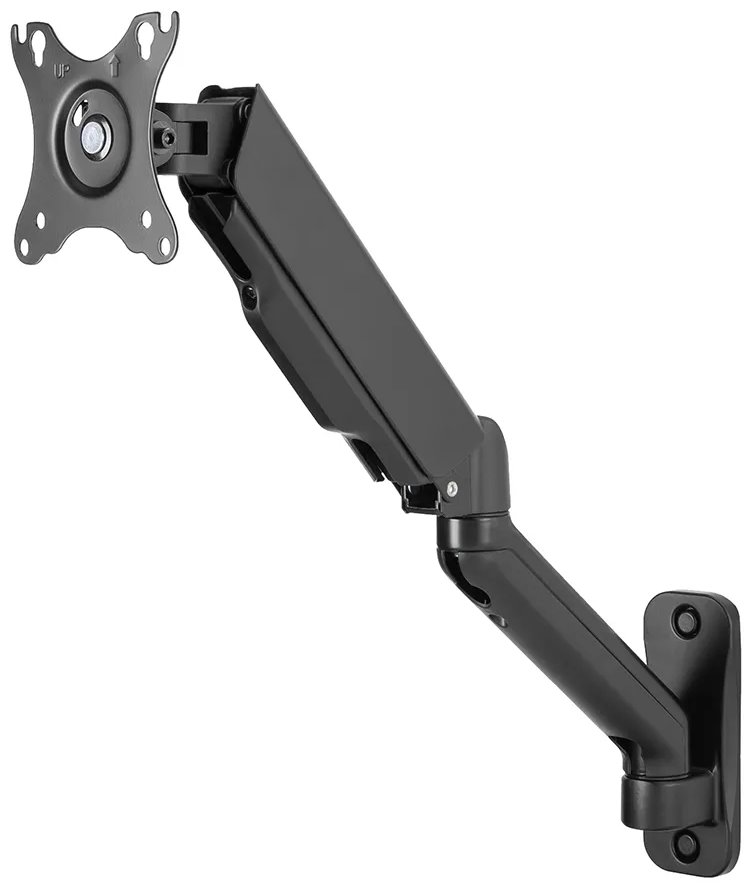 Neomounts  WL70-450BL11/Držák displeje/na stěnu/17-32"/sklopný/rotace/plynový píst/3 čepy/VESA 100X100/nosn. 9kg/černý