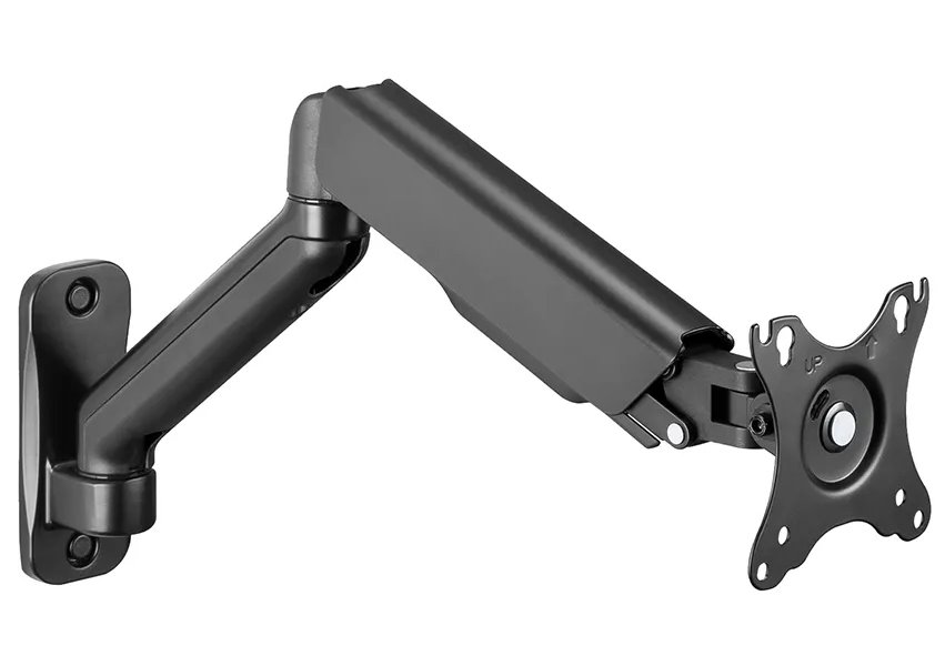 Neomounts  WL70-450BL11/Držák displeje/na stěnu/17-32"/sklopný/rotace/plynový píst/3 čepy/VESA 100X100/nosn. 9kg/černý