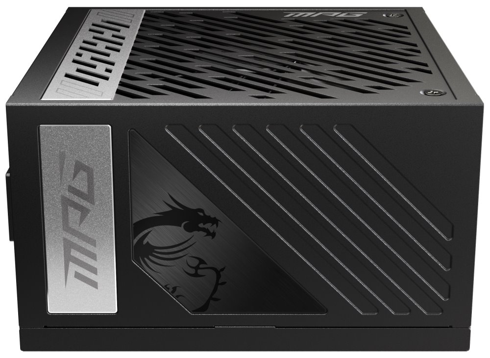 MSI zdroj MPG A850G PCIE5/ 850W/ ATX3.1/ akt. PFC/ 10 let záruka/ 135mm ventilátor/ plně modulární/ 80PLUS Gold