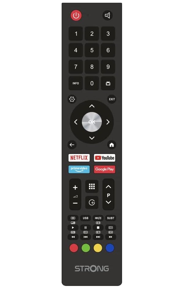 STRONG SMART LED TV 32"/ SRT32HD5553/ HDR/ 1366x768/ DVB-T2/C/S2/ H.265/HEVC/ 2x HDMI/ USB/ Wi-Fi/ LAN/ G/ ANDROID 11