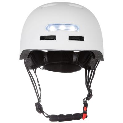BLUETOUCH bezpečnostní helma s LED/ velikost M/ bílá