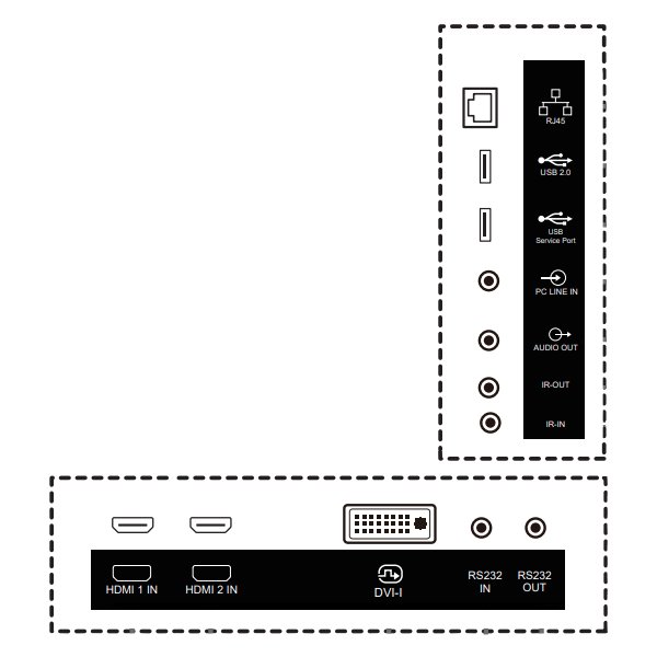 PHILIPS displej 43" 43BDL3511Q / Q-Line/ IPS/ 4K UHD/ 400cd/ 8 ms /4000:1 / 18/7 /HDMI, DVI, VGA, RS232, RJ45, USB