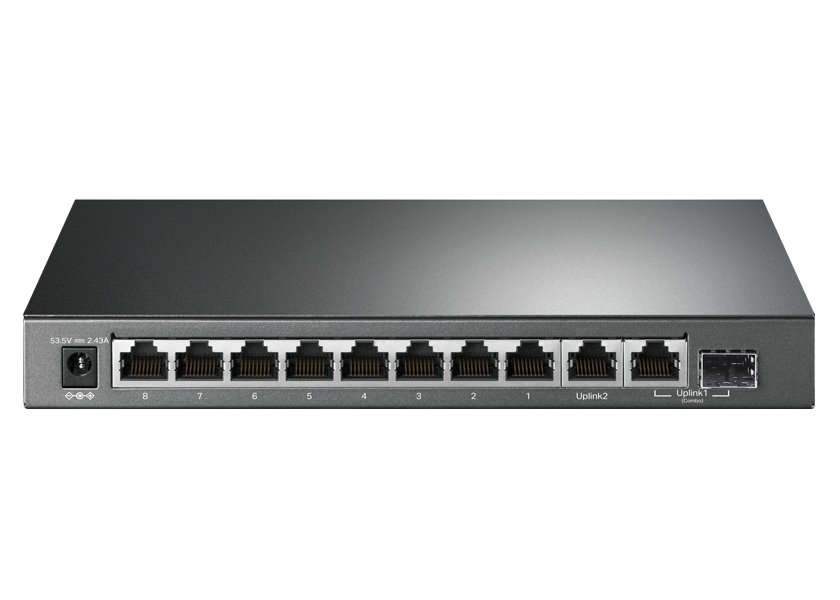 TP-Link TL-SG1210MP - 10-Port Gigabit Desktop Switch with 8-Port PoE+