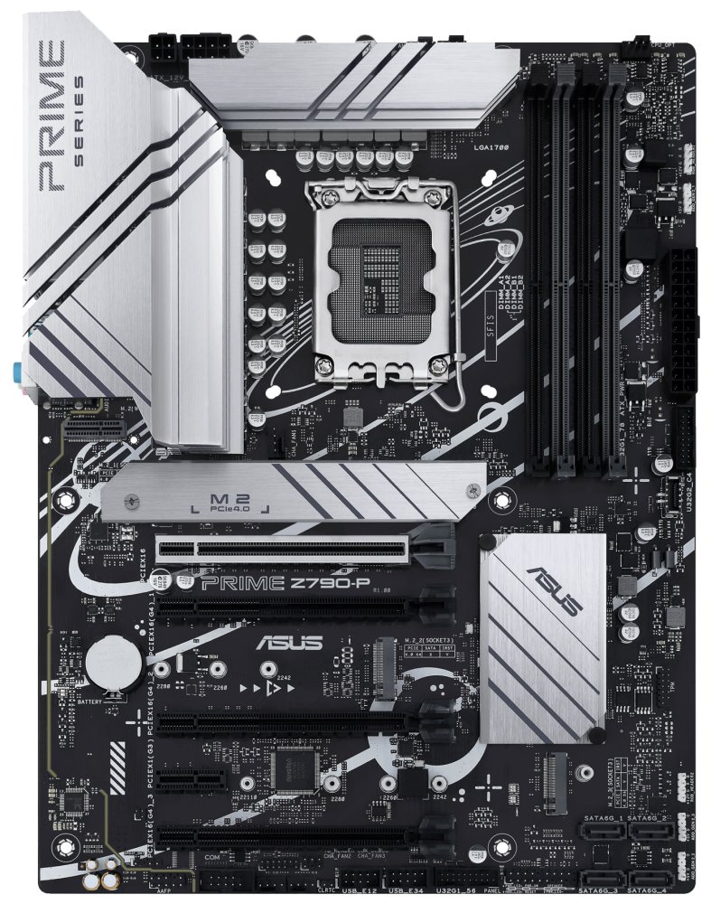 ASUS PRIME Z790-P / Intel Z790 / LGA1700 / 4x DDR5 / 3x M.2 / HDMI / DP / USB-C /ATX