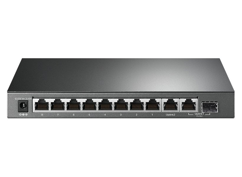TP-Link TL-SG1210MPE - 10-Port Gigabit Easy Smart Switch with 8-Port PoE+