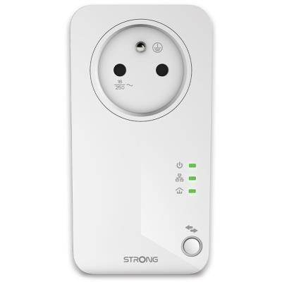 STRONG sada 2 adaptérů Powerline 600 DUO FR/ 600 Mbit/s/ 1x LAN/ bílý