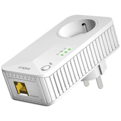 STRONG sada 2 adaptérů Powerline 600 DUO FR/ 600 Mbit/s/ 1x LAN/ bílý