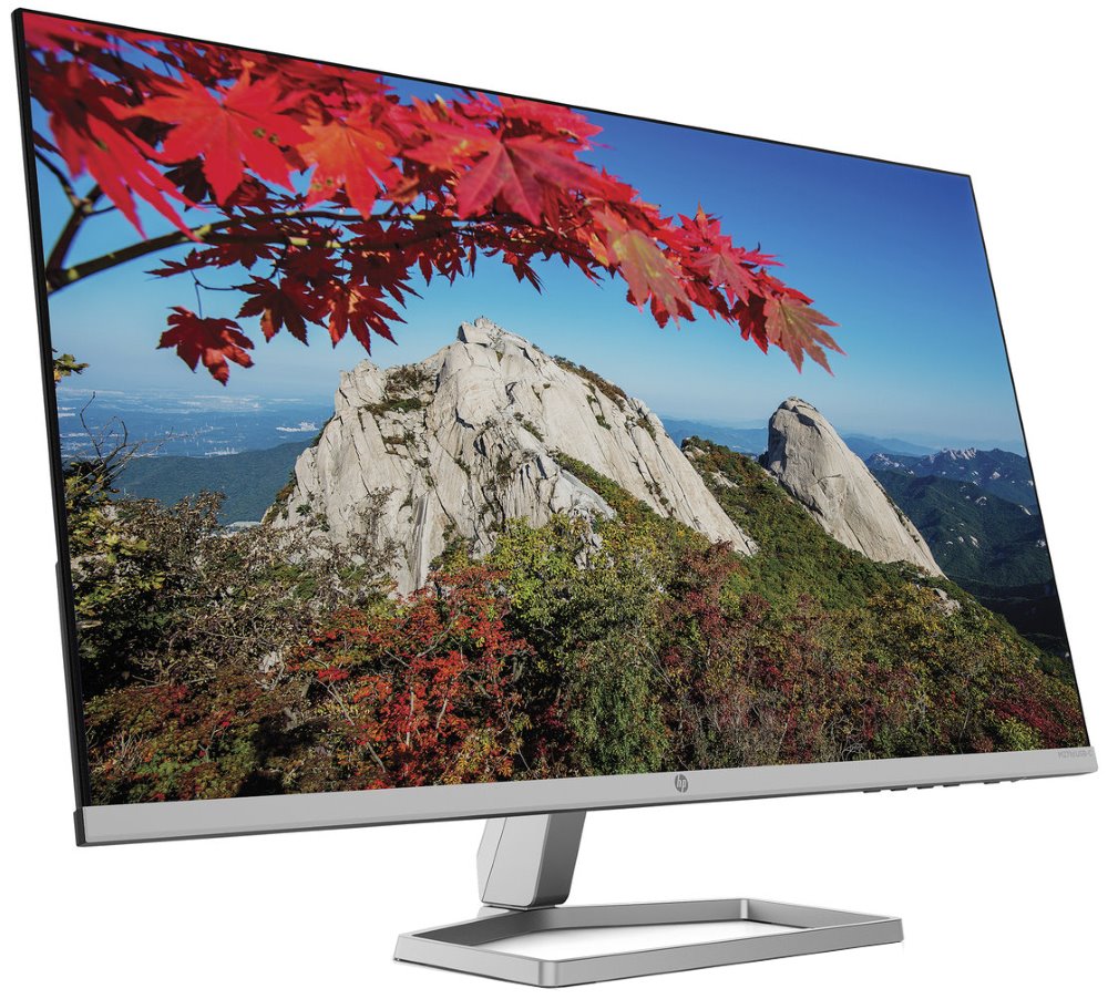HP M27fq 27"/ 2560x1440/ IPS/ 5ms/ 300 cd/m2/ HDMI/ DP/ černo-stříbrný