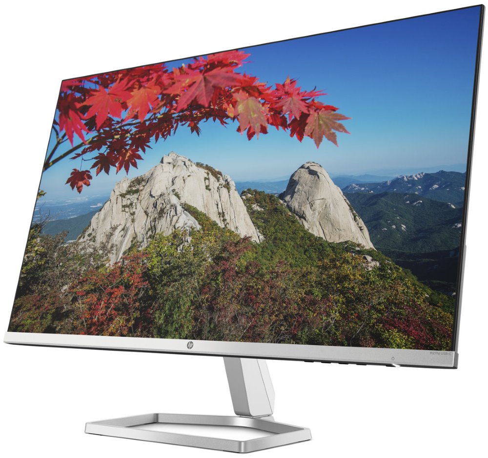HP M27fq 27"/ 2560x1440/ IPS/ 5ms/ 300 cd/m2/ HDMI/ DP/ černo-stříbrný