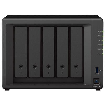 Synology DS1522+   5x SATA, 8GB RAM, 2x USB 3.0, 4x GbE, 1x PCIe