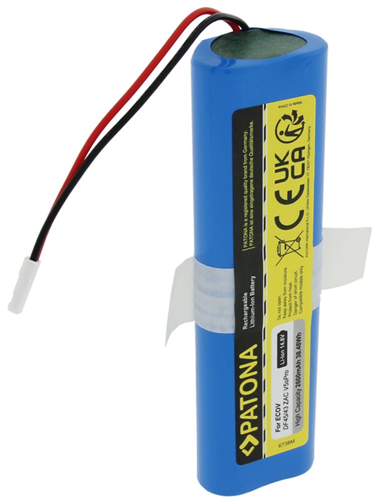 PATONA baterie pro robotický vysavač Ecovacs Deebot DF45/iLife V50/V5s/V8s 2600mAh, Li-lon 14,8V