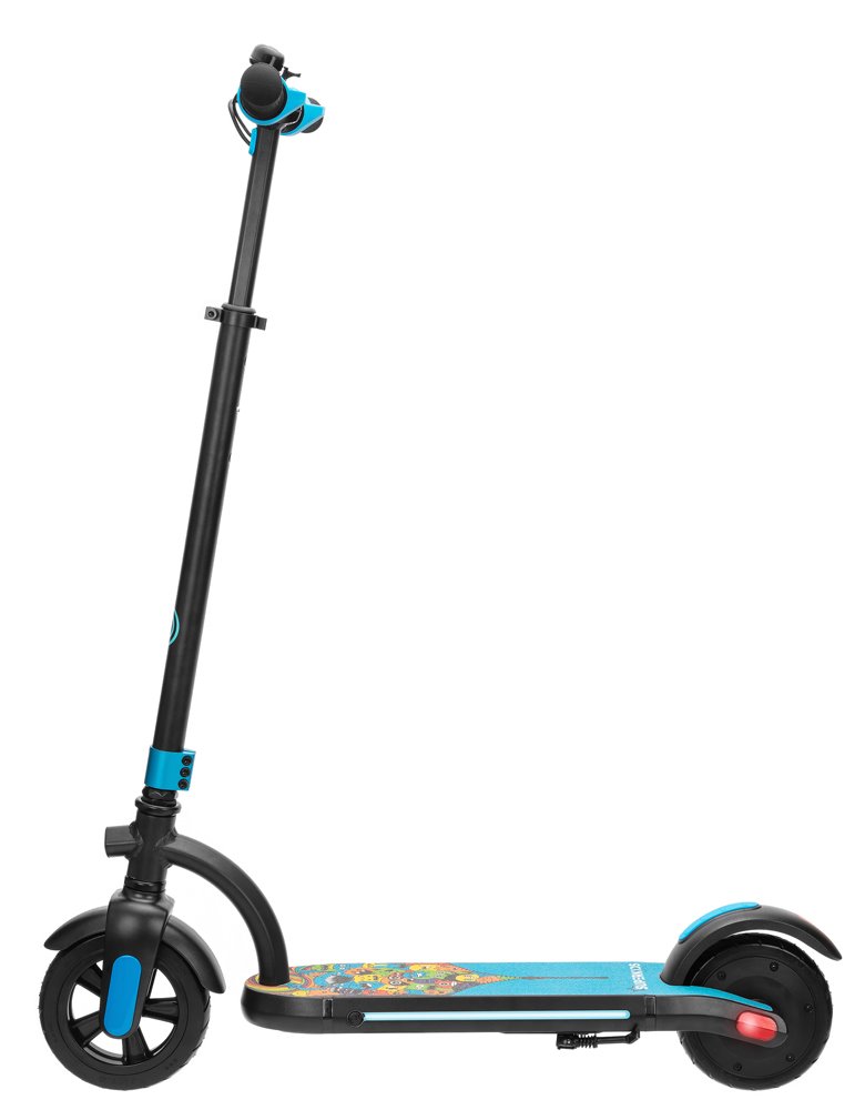 BLUETOUCH elektrická dětská koloběžka SUPERKIDS/ výkon 120W/ rychlost 15km/h/ dojezd 10km/ baterie 2,5 Ah/ modrá