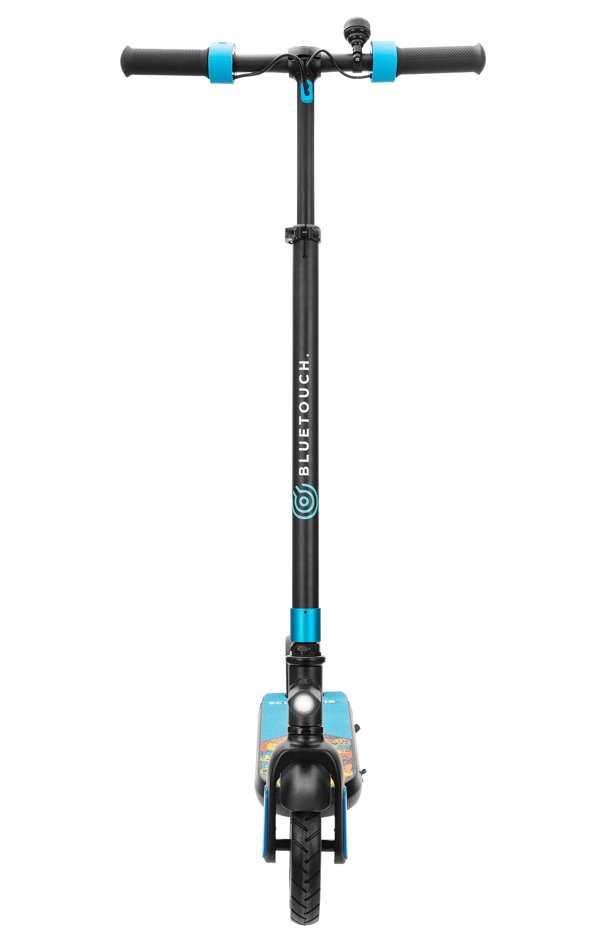 BLUETOUCH elektrická dětská koloběžka SUPERKIDS/ výkon 120W/ rychlost 15km/h/ dojezd 10km/ baterie 2,5 Ah/ modrá