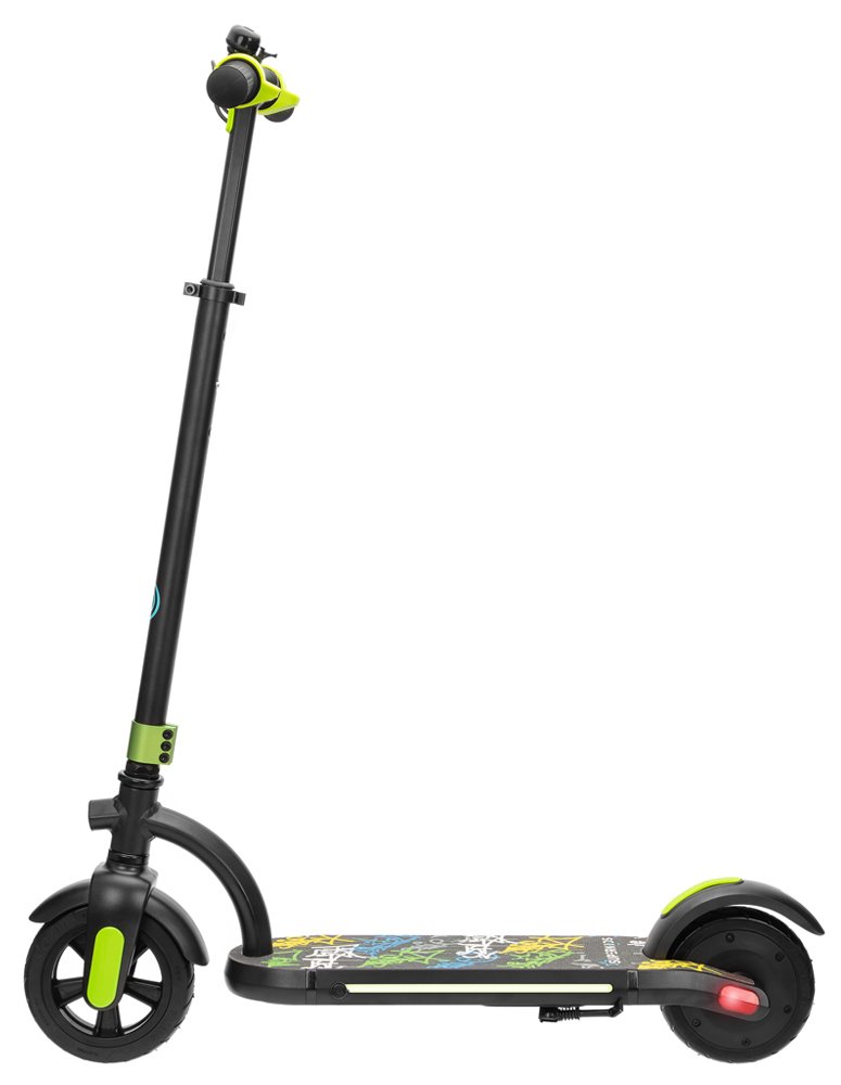 BLUETOUCH elektrická dětská koloběžka SUPERKIDS/ výkon 120W/ rychlost 15km/h/ dojezd 10km/ baterie 2,5 Ah/ zelená