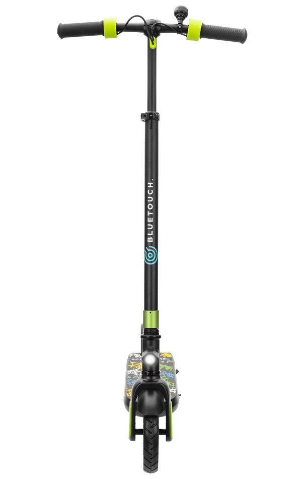 BLUETOUCH elektrická dětská koloběžka SUPERKIDS/ výkon 120W/ rychlost 15km/h/ dojezd 10km/ baterie 2,5 Ah/ zelená