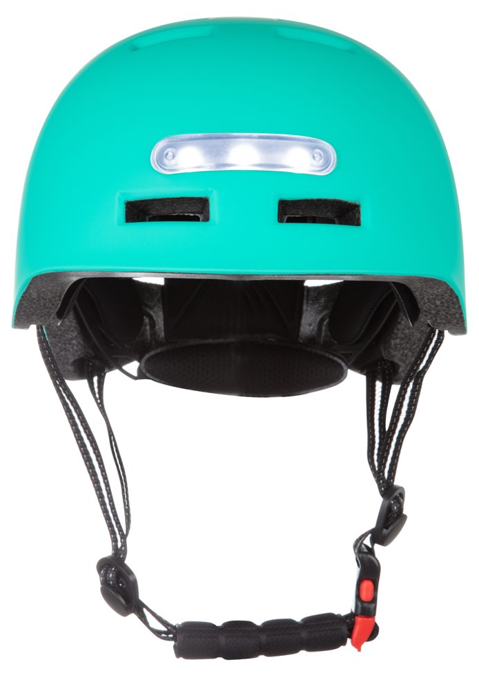 BLUETOUCH bezpečnostní helma s LED/ velikost L/ modrá