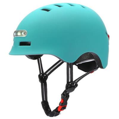 BLUETOUCH bezpečnostní helma s LED/ velikost L/ modrá