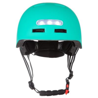 BLUETOUCH bezpečnostní helma s LED/ velikost L/ modrá