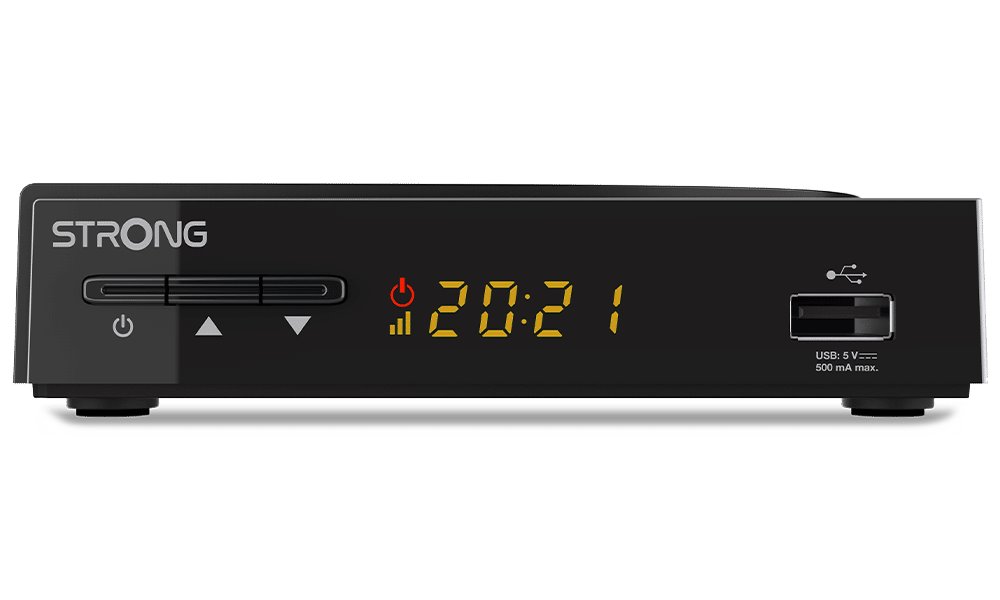 STRONG DVB-C set-top-box SRT 3030/ Full HD/ EPG/ HDMI/ USB/ SCART/ externí adaptér/ černý