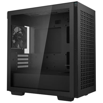 DEEPCOOL skříň CH370 / MiniT/ 120mm fan / 2xUSB 3.0 / černá